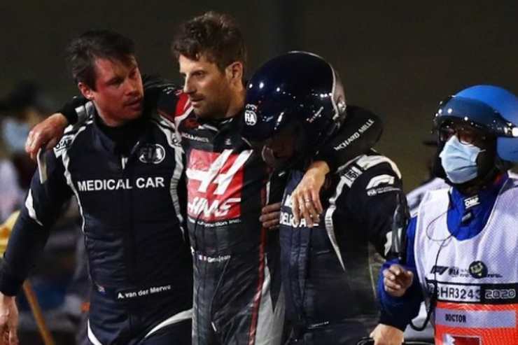 Terribile incidente per Romain Grosjean