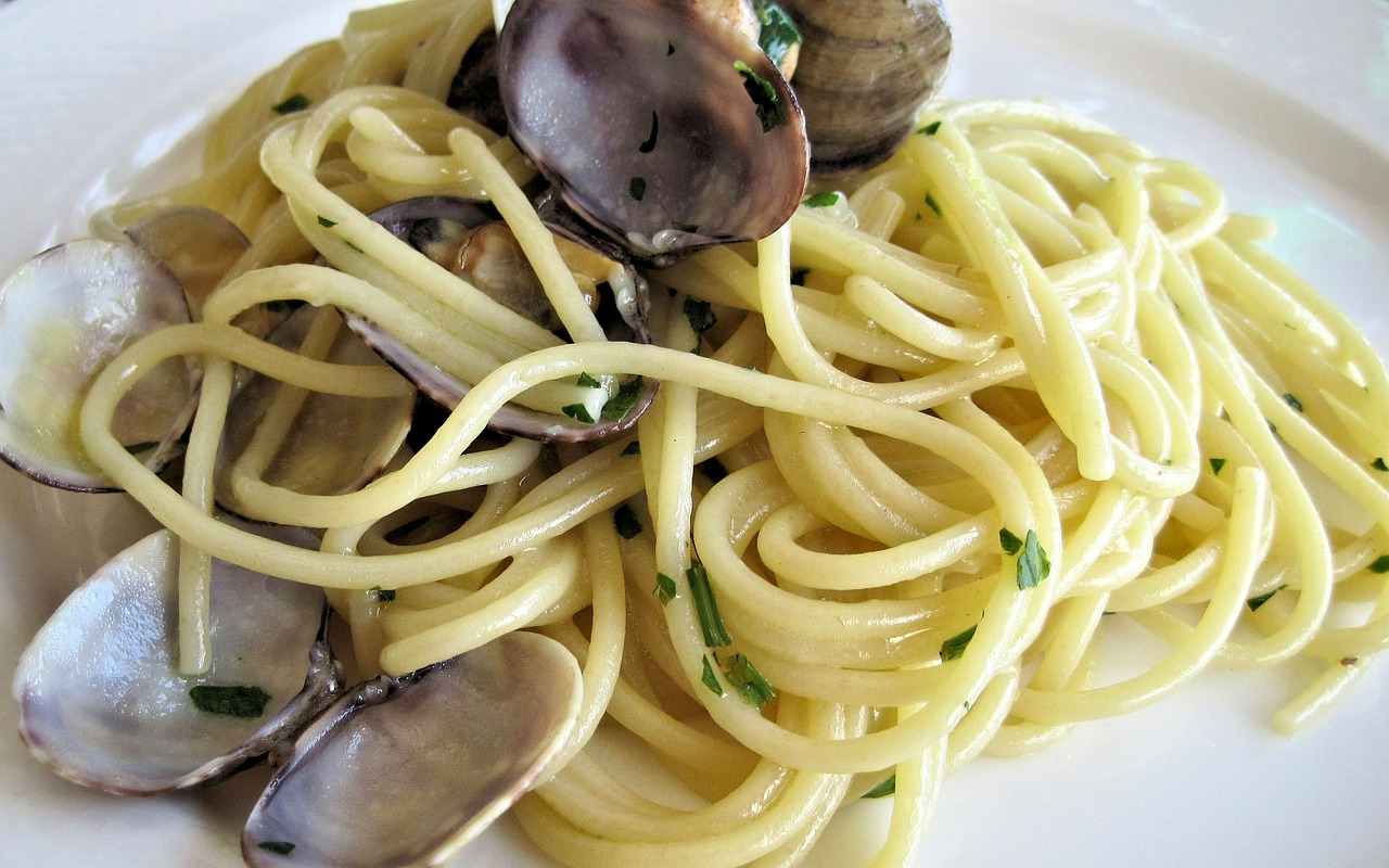 Spaghetti vongole ingrediente