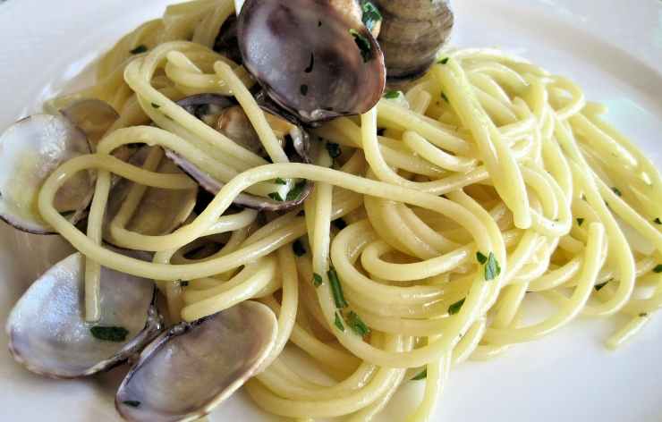 Spaghetti vongole ingrediente