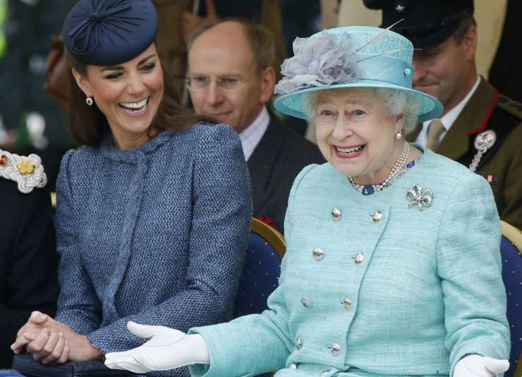 Kate e la regina Elisabetta