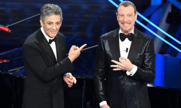 Amadeus e Fiorello Sanremo