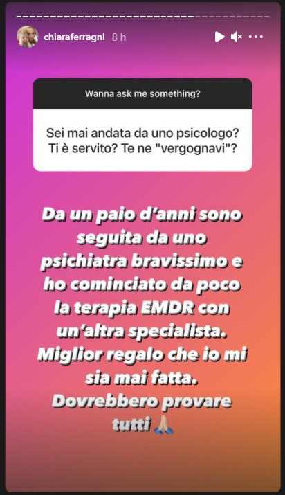 chiara Ferragni psichiatra