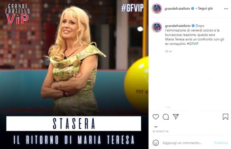 GF Vip anticipazione