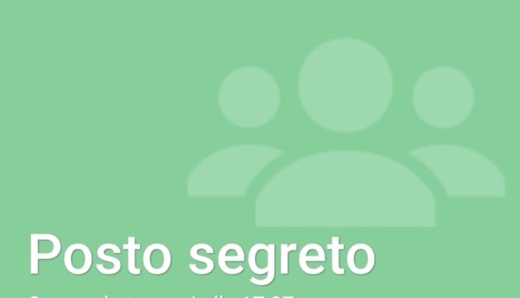 Posto segreto Whatsapp