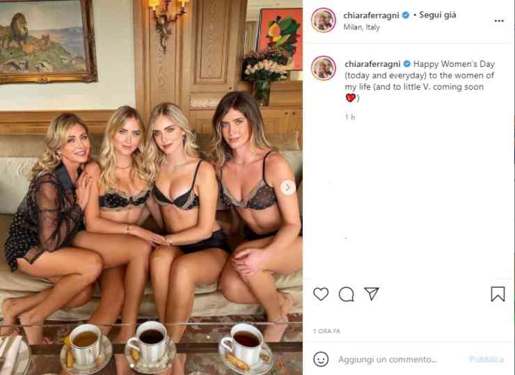 Chiara Ferragni messaggio