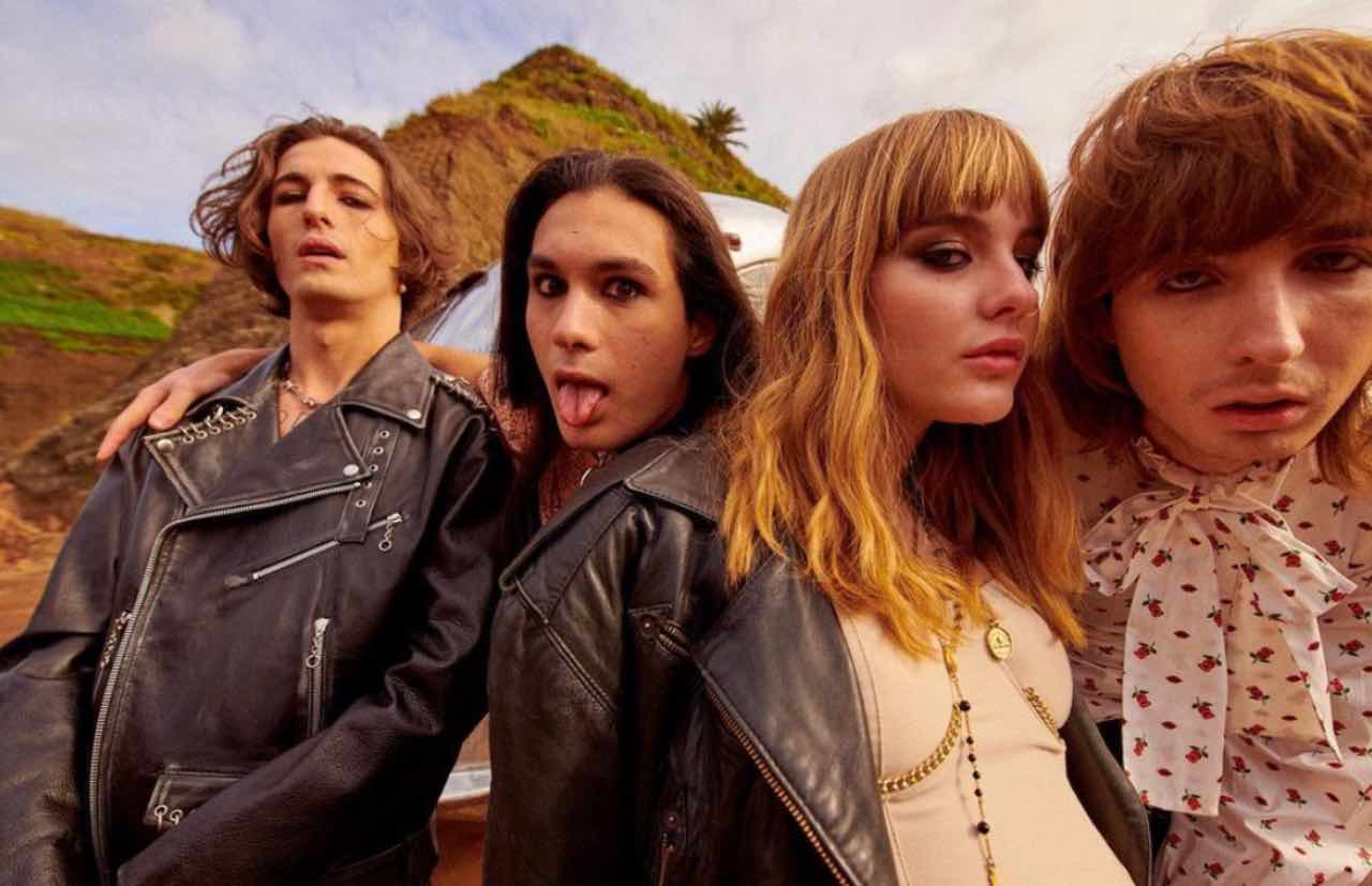 Maneskin la. Группа Måneskin. Maneskin группа 2021. Moneskin группа Италия. Måneskin Евровидение 2021.