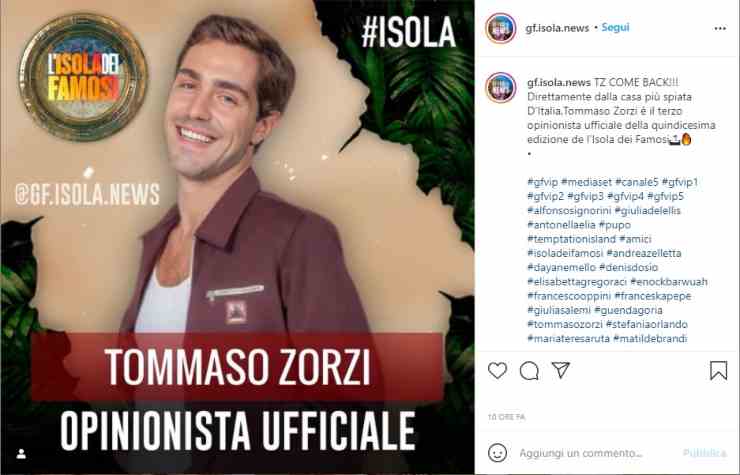 Tommaso zorzi notizia