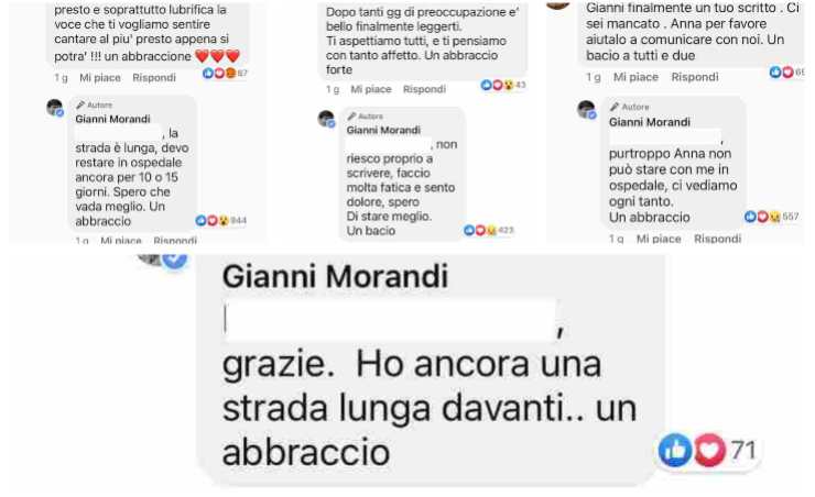 gianni morandi come sta