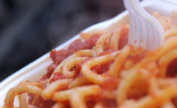 pasta all'amatriciana condimento