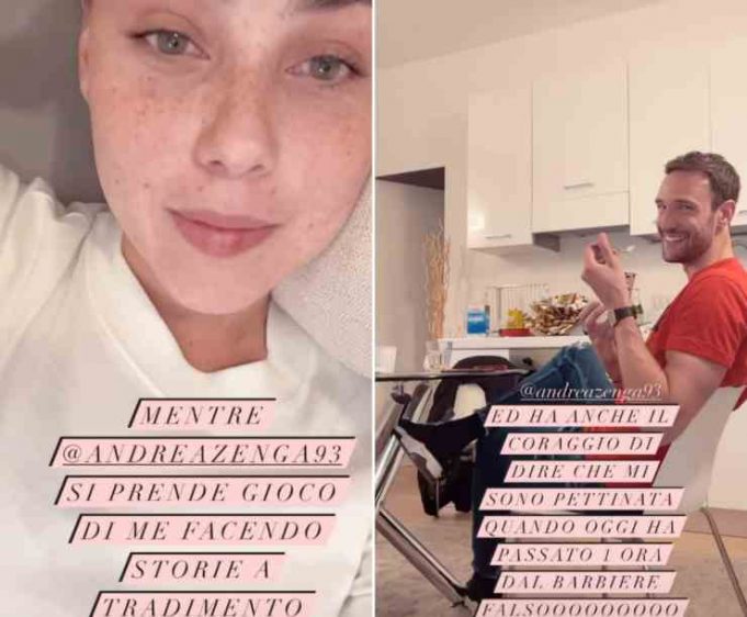 Rosalinda Cannavò E Andrea Zenga Instagram Stories