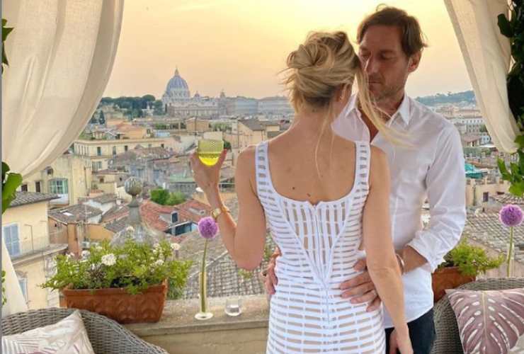 Francesco Totti e Ilary Blasi Anniversario