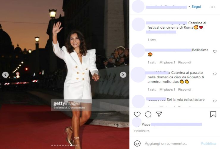 Caterina-Balivo-Instagram-Festival-Cinema-Roma-2021-Altranotizia