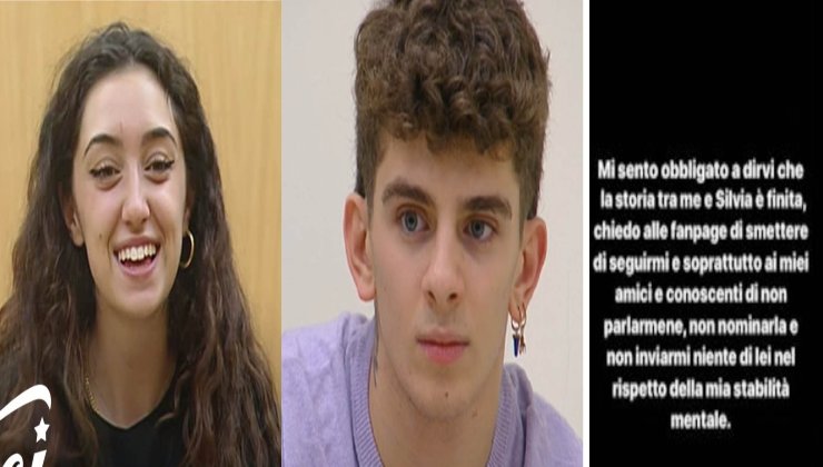 Amici Sissi Dario e il post dell'ex