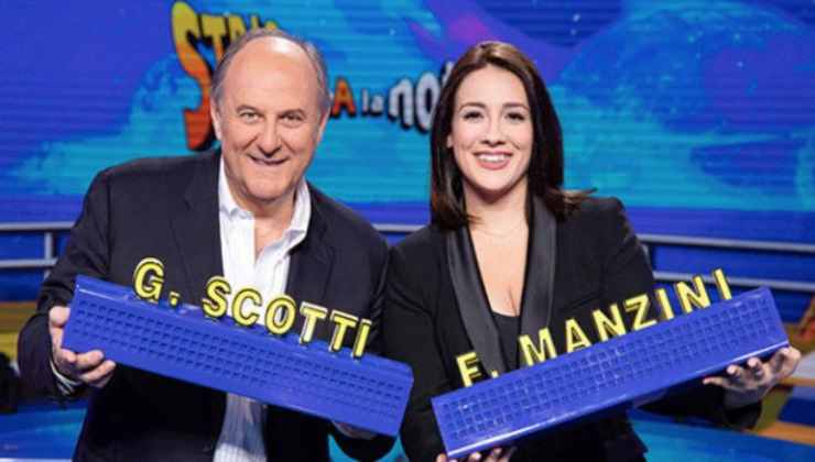 Gerry Scotti-francesca Manzini-Striscia-Altranotizia