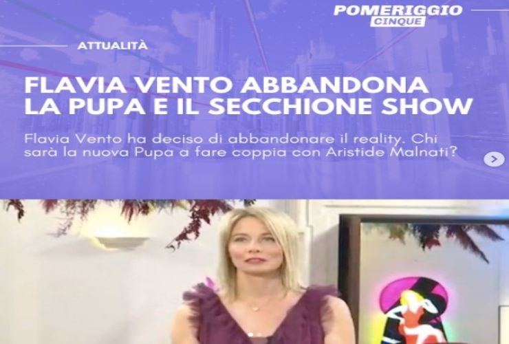 Flavia-Vento-la-Pupa-e-il-Secchione-Show-addio-Altranotizia