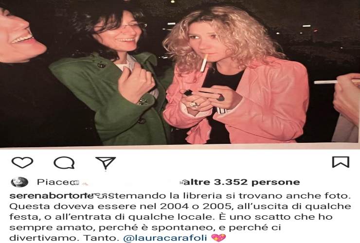 Serena Bortone.ecco-la-foto-inedita-irriconoscibile-Altranotizia