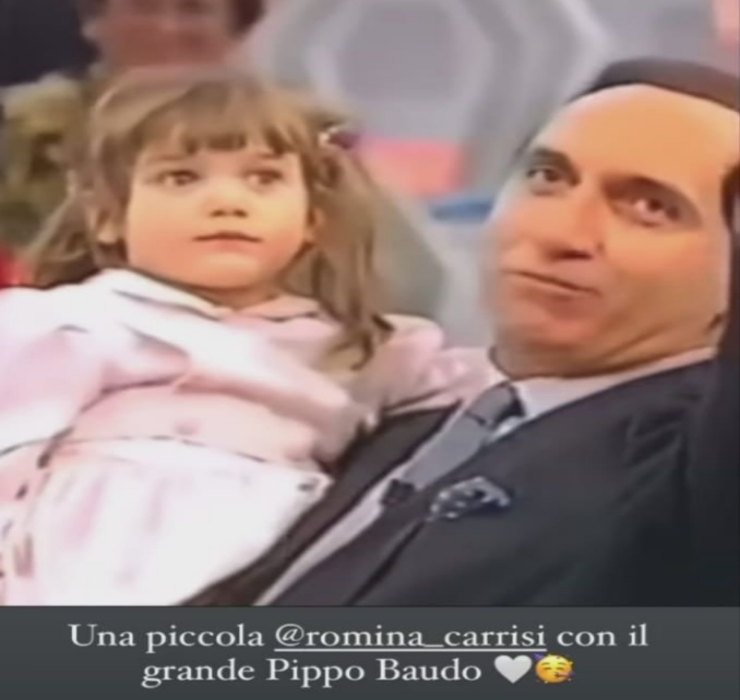 Pippo Baudo-romina-carrisi-foto-social-Altranotizia