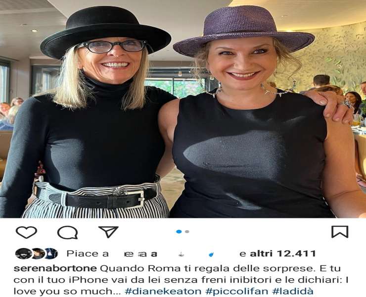 Serena Bortone-si-dichiara-a-diane-keaton-Altranotizia