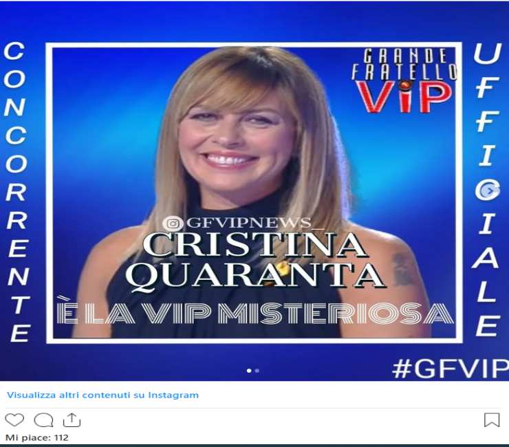 Cristina-Quaranta-Gf-vip-News-120922-Altranotizia
