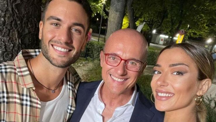 Soleil Sorge-gfVip-party-con-petrelli-e-signorini-Altranotizia