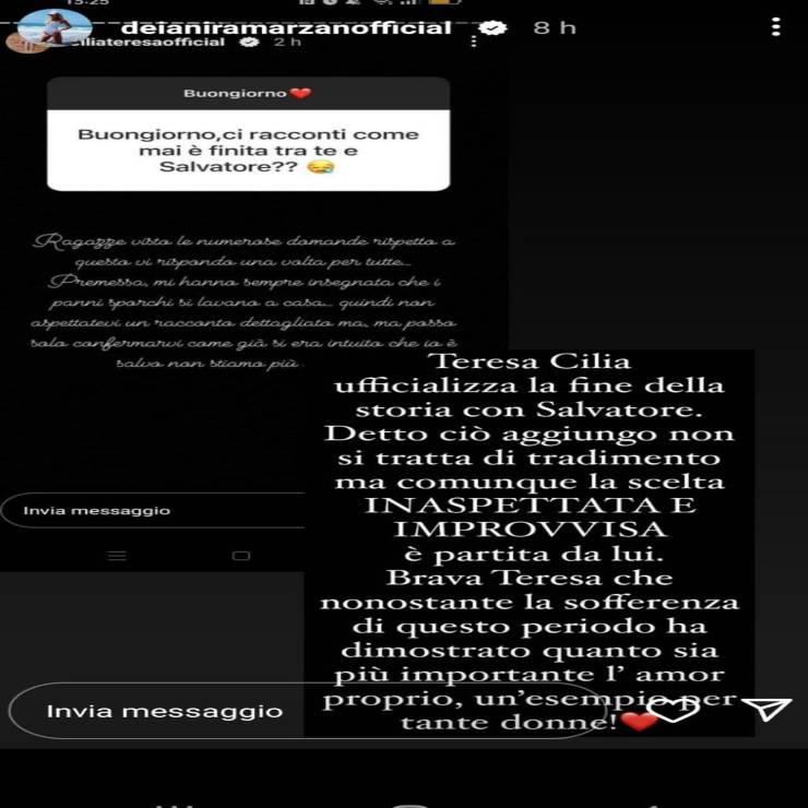 Teresa-Cilia-salvatore-Deianira-marzano-Instagram-041022-Altranotizia