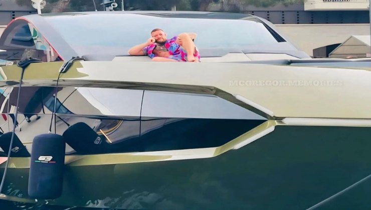 Conor McGregor, yacht